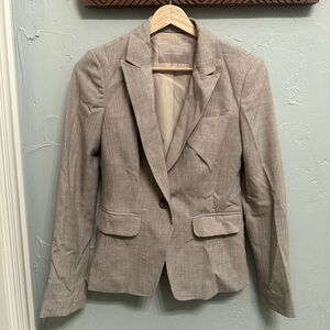 Banana Republic Tan Blazer (matching skirt in separate post)